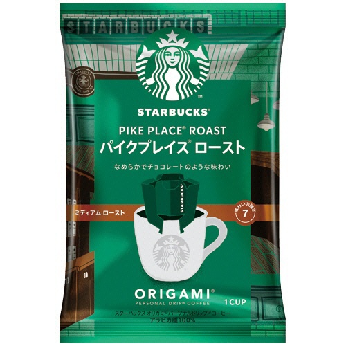 ネスレ　スターバックス　オリガミ　パーソナルドリップ　コーヒー　パイクプレイス　ロースト　１箱（４袋）2