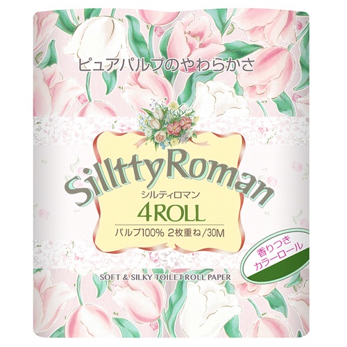 四国特紙　トイレットペーパー　シルティロマン　ダブル　３０ｍ　１パック（４ロール）1