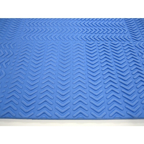ワイズ　すべりにくいお風呂場マット　約８５×６０ｃｍ　ブルー　ＢＷ－０２７　１枚3