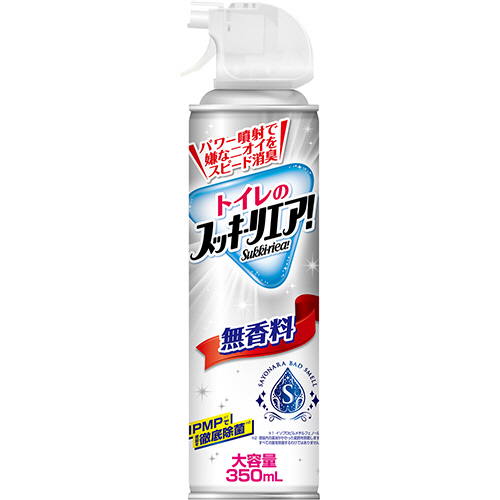 【クリックで詳細表示】アース製薬 トイレのスッキーリエア！ 無香料 350ml 1本 317830