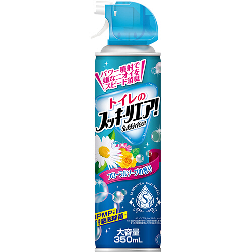 【クリックで詳細表示】アース製薬 トイレのスッキーリエア！ フローラルソープ 350ml 1本 317827
