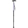 ケイ・ホスピア　愛杖　ポケットステッキ　約７５～９１ｃｍ（４段階調節）　グリップ：ブラック　シャフト：藤色　ＰＳ－６　１本1