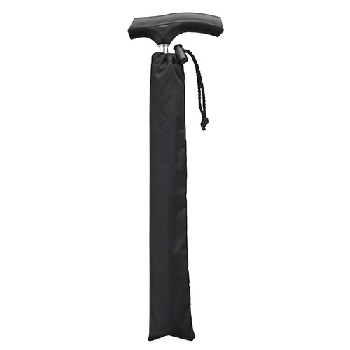 ケイ・ホスピア　愛杖　ポケットステッキ　約７５～９１ｃｍ（４段階調節）　グリップ：ブラック　シャフト：藤色　ＰＳ－６　１本3