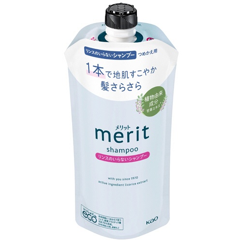 花王　メリット　リンスのいらないシャンプー　つめかえ用　３２０ｍＬ　１個1