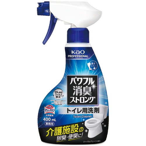 花王　パワフル消臭ストロング　トイレ用洗剤　本体　４００ｍＬ　１本1
