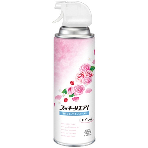 アース製薬　トイレのスッキーリエア！　可憐なホワイトフローラルの香り　３５０ｍＬ　１本1