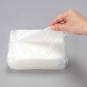 ＴＡＮＯＳＥＥ　紙エンボスおしぼり　白　平型　１ケース（１２００枚）3