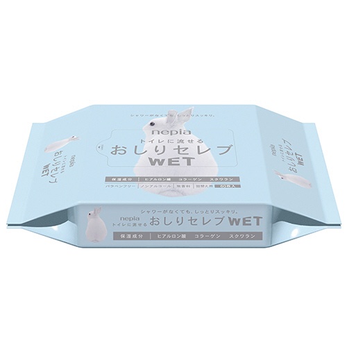 王子ネピア　おしりセレブ　ＷＥＴ　詰替　１パック（６０枚）1
