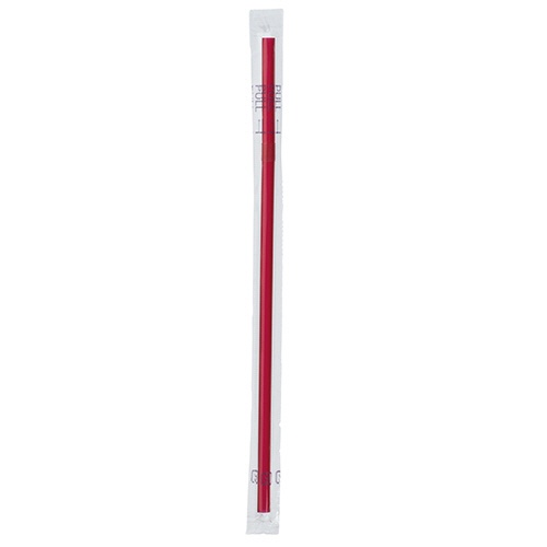 きんだい　フレックスストロー（フィルム包装）　φ６×２１０ｍｍ　レッド　ＧＳ－４１　１パック（５００本）1