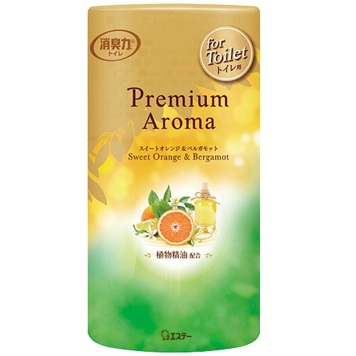 エステー　トイレの消臭力　Ｐｒｅｍｉｕｍ　Ａｒｏｍａ　スイートオレンジ＆ベルガモット　４００ｍＬ　１個1