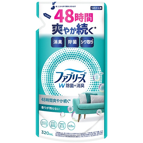 Ｐ＆Ｇ　ファブリーズ　ダブル除菌　つめかえ用　３２０ｍＬ　１個1