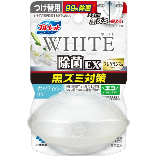 小林製薬　液体ブルーレットおくだけ　除菌ＥＸ　フレグランス　ホワイティッシュリリーの香り　つけ替用　６７ｍＬ　１個1