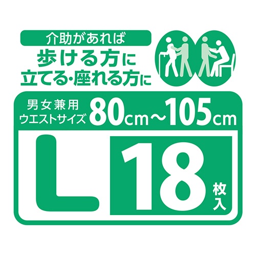リブドゥコーポレーション　リフレ　はくパンツ　レギュラー　Ｌ　１パック（１８枚）4