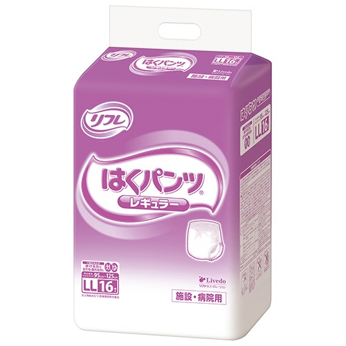 リブドゥコーポレーション　リフレ　はくパンツ　レギュラー　ＬＬ　１パック（１６枚）1