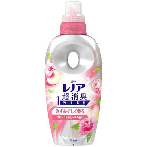 Ｐ＆Ｇ　レノア　超消臭１ｗｅｅｋ　みずみずしく香るフローラル＆ピーチの香り　本体　４９０ｍＬ　１本1