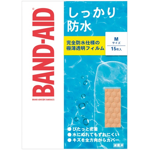 ＪＮＴＬコンシューマーヘルス　バンドエイド　しっかり防水　Ｍサイズ　１箱（１５枚）1