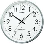 カシオ　電波壁掛け時計　ＯＦＦＩＣＥ向け大型タイプ　シルバー　ＩＱ－２０００Ｊ－８ＪＦ　１台