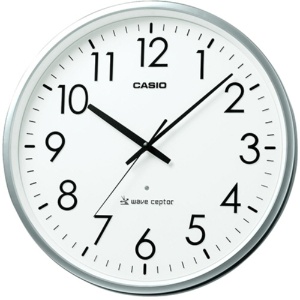 カシオ　電波壁掛け時計　ＯＦＦＩＣＥ向け大型タイプ　シルバー　ＩＱ－２０００Ｊ－８ＪＦ　１台1