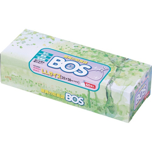 クリロン化成　驚異の防臭袋　ＢＯＳ　箱型　ＬＬサイズ　白　１箱（６０枚）1