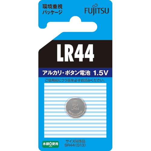 ＦＤＫ　富士通　アルカリボタン電池　１．５Ｖ　ＬＲ４４Ｃ（Ｂ）Ｎ　１個1