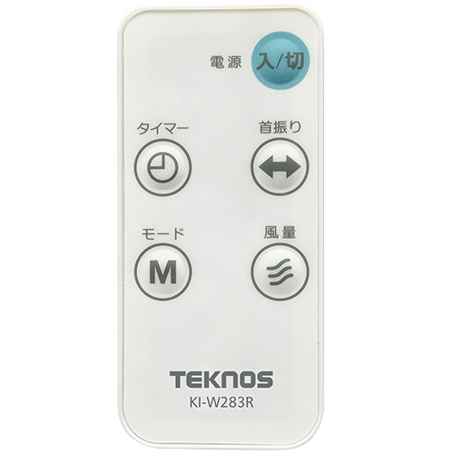 たのめーる】千住 TEKNOS 30cm壁掛けフルリモコン扇風機