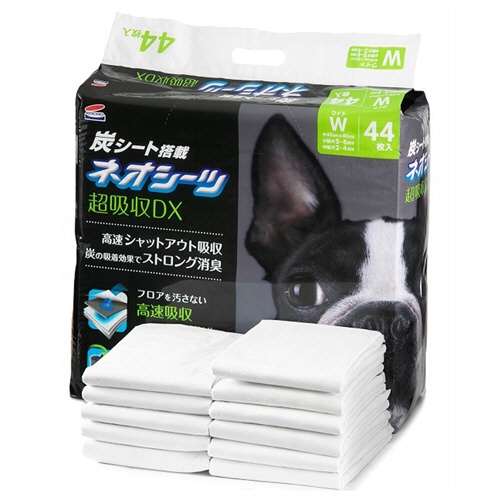 コーチョー　ペット用トイレシーツ　ネオシーツ＋カーボンＤＸ　ワイド　小型犬５～６回分・中型犬２～４回分　１パック（４４枚）2