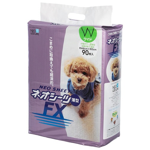 コーチョー　ペット用トイレシーツ　ネオシーツＦＸ　ワイド　小型犬１～２回分・中型犬約１回分　１パック（９０枚）1