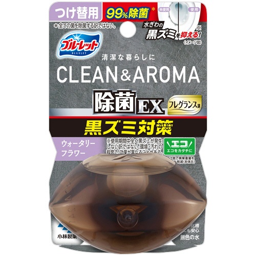 小林製薬　液体ブルーレットおくだけ　除菌ＥＸ　フレグランス　クリーン＆アロマウォータリーフラワー　つけ替用　６７ｍＬ　１個1