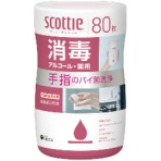 日本製紙クレシア　スコッティ　ウェットティシュー　消毒　アルコールタイプ