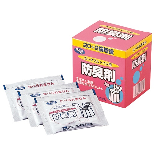 アロン化成　ポータブルトイレ用防臭剤　５３３－２０８　１箱（２２袋）1