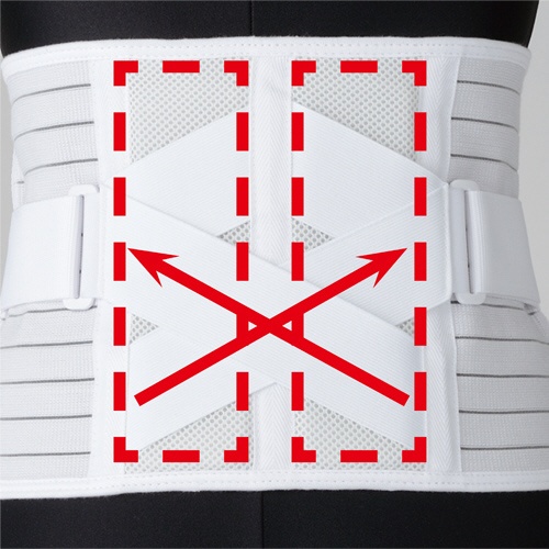 白十字　ファミリーケア　腰ガードコルセット　ＬＬ－ＸＬ　１本4