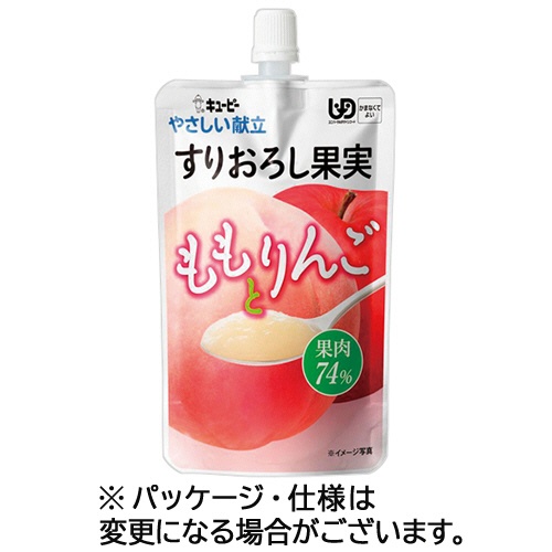 キユーピー　やさしい献立　すりおろし果実　ももとりんご　１００ｇ　Ｙ４－１２　１パック1