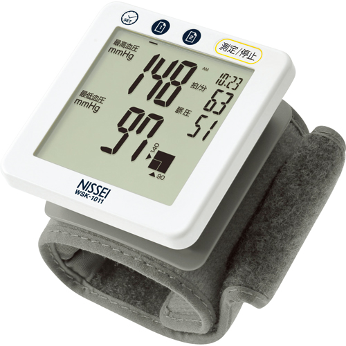 【クリックで詳細表示】日本精密測器 手首式デジタル血圧計 WSK-1011 1台 WSK-1011