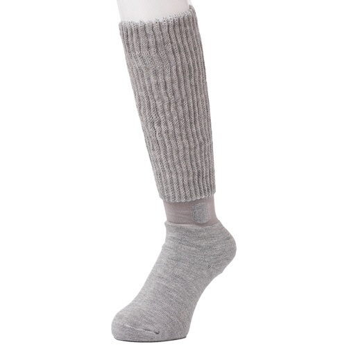 岡本　靴下サプリ　ＭＥＮ　まるでこたつソックス　グレー　２５－２７ｃｍ　１足1