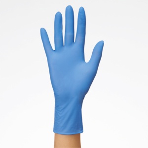 川西工業　ニトリル　使いきり手袋　粉なし　ＳＳ　ブルー　＃２０６０　１箱（２５０枚）2