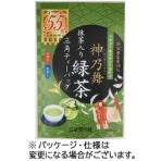 鹿島園本舗　神乃舞　抹茶入り緑茶三角ティーバッグ　２．８ｇ／バッグ　１パック（５５バッグ）