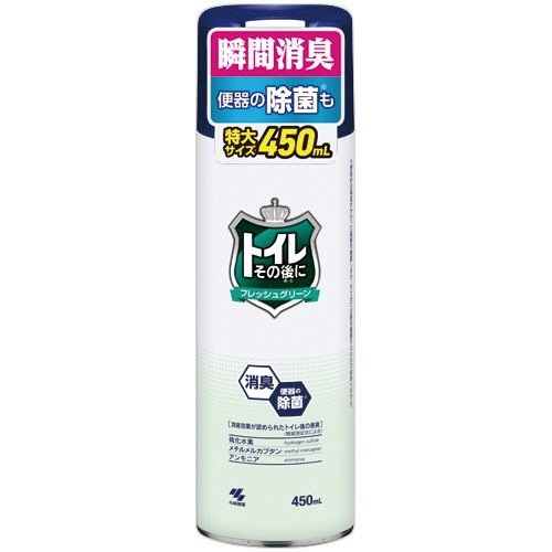 小林製薬　トイレその後に　フレッシュグリーン　特大サイズ　４５０ｍＬ　１本1
