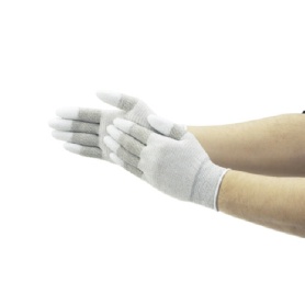 ショーワグローブ　指先コート　制電ライントップ手袋　Ｌサイズ　Ａ０１６１－Ｌ　１双