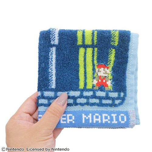 丸眞　任天堂マリオ「ワープゾーン」　ミニタオル　１枚5
