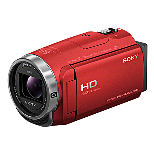 【クリックで詳細表示】ソニー デジタルHDビデオカメラレコーダー Handycam CX680 251万画素 レッド HDR-CX680/R 1台 HDR-CX680/R