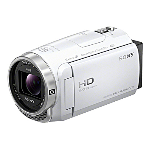 【クリックで詳細表示】ソニー デジタルHDビデオカメラレコーダー Handycam CX680 251万画素 ホワイト HDR-CX680/W 1台 HDR-CX680/W