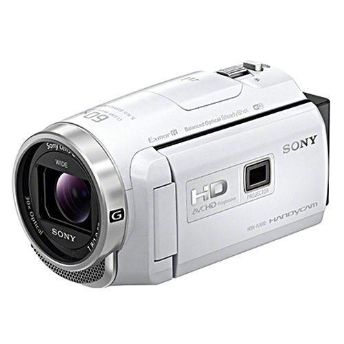 【クリックでお店のこの商品のページへ】ソニー デジタルHDビデオカメラレコーダー Handycam PJ680 251万画素 ホワイト HDR-PJ680/W 1台 HDR-PJ680/W
