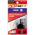 ３Ｍ　スコッチ　超強力両面テープ　多用途　１２ｍｍ×１ｍ　ホワイト　ＰＶ－ＴＹＴ　１巻