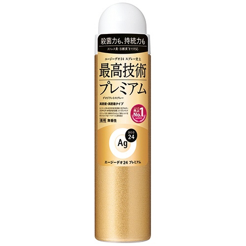 ファイントゥデイ　エージーデオ２４　デオドラントスプレー　プレミアム　無香性　Ｓ　４０ｇ　１本1