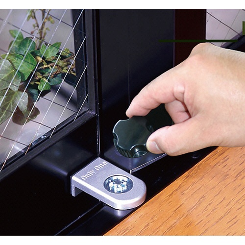 ノムラテック　窓防犯用品　ウインドロックＺＥＲＯ　カギ付き　シルバー　Ｎ－１１５６　１パック（３個）3