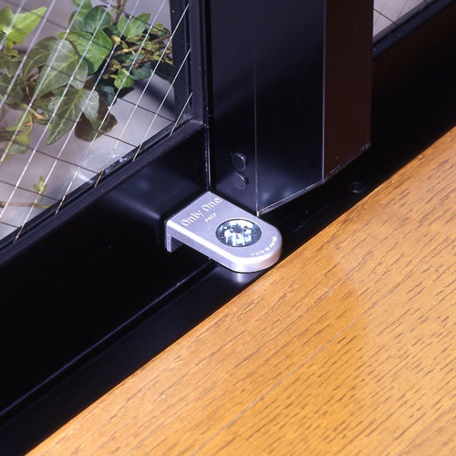 ノムラテック　窓防犯用品　ウインドロックＺＥＲＯ　カギ付き　シルバー　Ｎ－１１５６　１パック（３個）4