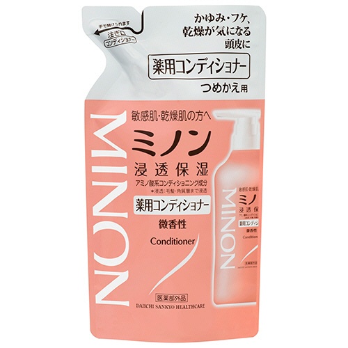 第一三共ヘルスケア　ミノン　薬用コンディショナー　詰替　３８０ｍＬ　１個1