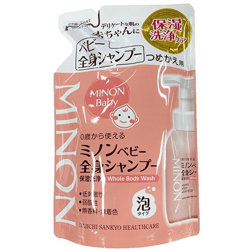 第一三共ヘルスケア　ミノン　ベビー全身シャンプー　詰替　３００ｍＬ　１個1