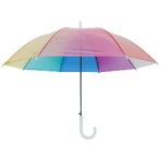 丸玉工業　ジーナス　レインボーアンブレラ　クリアジャンプ　６０ｃｍ　８本骨　９０２０３００１　１本