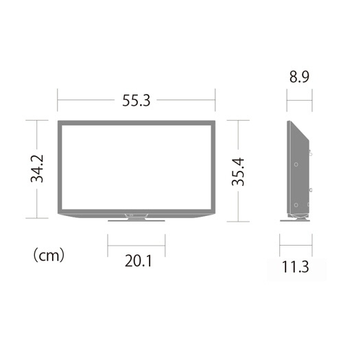 シャープ　ＡＱＵＯＳ　ＧＥ１ライン　液晶テレビ　２４Ｖ型　２Ｔ－Ｃ２４ＧＥ１　１台3